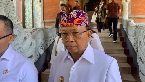 Gubernur Bali Wayan Koster di kantor Gubernur Bali, Denpasar, Senin (4/9/2023).