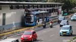 Halte Karet Kembali Layani Penumpang TransJakarta