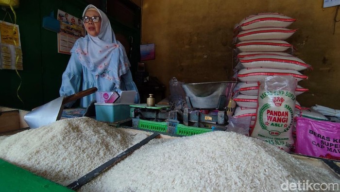Harga beras di Pasar Manis Ciamis melonjak