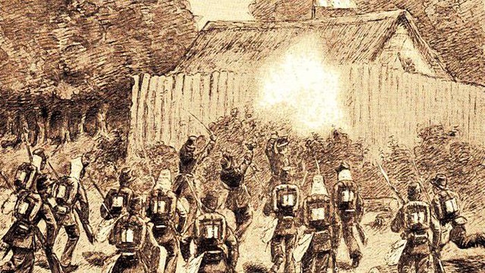 Ilustrasi perang banjar.