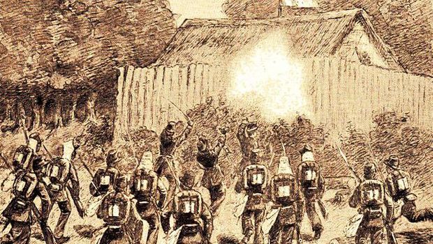 Ilustrasi perang banjar.