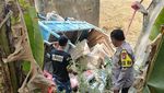 Penampakan Jembatan di Lamongan Ambrol Saat Dilewati Truk Muat Beton
