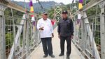 Telan Rp 13 M, Jembatan Gantung di Kalbar Rampung Seberangi Kapuas
