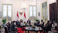 Dalam kesempatan ini masing-masing para pemimpin organisasi internasional bertemu dengan Presiden Jokowi selama 30 menit, dimana pertemuan dilakukan secara tertutup.  