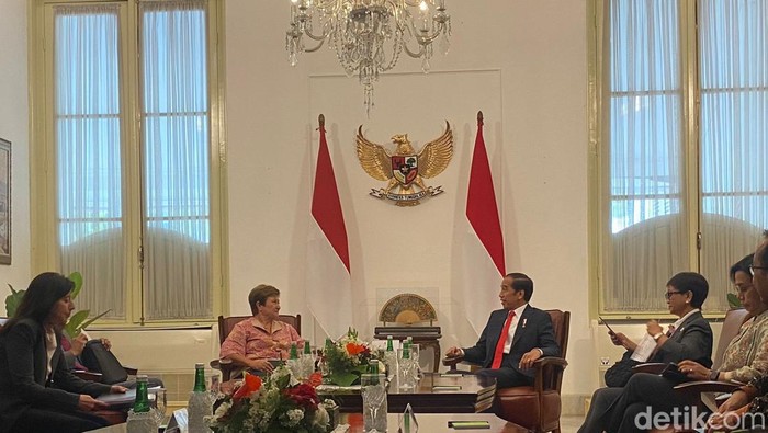 Jokowi Bertemu Direktur Pelaksana IMF