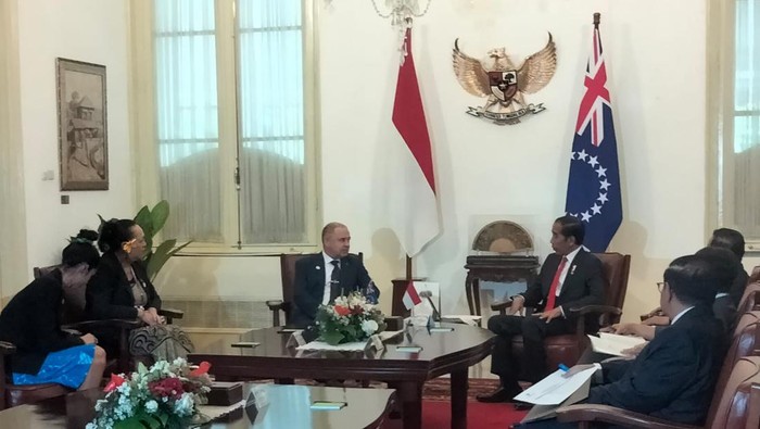Jokowi Terima Kunjungan PM Cook Islands