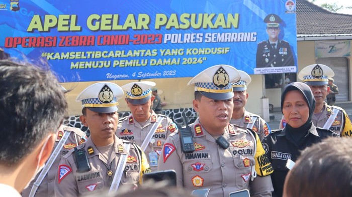 Kasat Lantas Polres Semarang, AKP Dwi Himawan, Senin (4/9/2023).