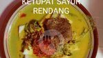 Lamak Bana! 20 Ketupat Sayur Padang Berlauk Komplet