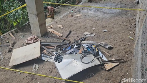 Lokasi lift resort jatuh di Ubud, Bali.