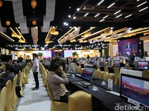 Melihat Media Center KTT ASEAN yang Bisa Menampung 2.500 Orang