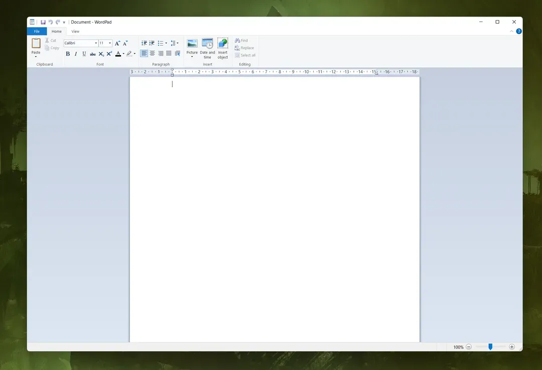 Microsoft WordPad