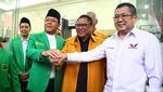 Momen Kompak Megawati-Ketum Parpol Pendukung Ganjar di Markas PDIP