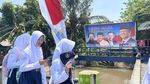 PD Keluar Koalisi, Banner Bergambar Anies-AHY Masih Mejeng di Depok