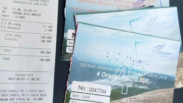 Postingan di medsos keluhkan retribusi dobel saat hendak ke Bukti Paralayang via Parangtritis.