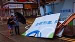 Potret Kerusakan Akibat Topan Saola di Hong Kong