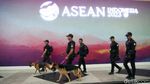 Jelang KTT ASEAN, Prajurit TNI dan Panser Siaga di JCC Senayan