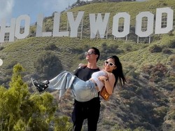 Foto Rachel Vennya & Salim Nauderer Liburan ke Amerika, Disangka Honeymoon