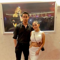 Selain itu, Rachel dan Salim pun datang dari satu konser ke konser lainnya. Inilah potret keduanya saat nonton konser Adele. Foto: dok. Instagram/@rachelvennya