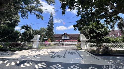 Suasana Rumah Dinas Gubernur NTB di Mataram.