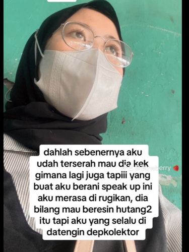 Video viral di TikTok, seorang wanita curhat bahwa sudah ditipu oleh suaminya sendiri dan meninggalkan banyak utang.