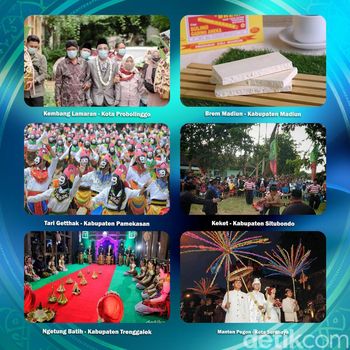 12 karya budaya asli Jatim yang ditetapkan Warisan Budaya Tak Benda Nasional.