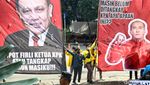 Aksi Mahasiswa Desak KPK Tangkap Buronan Harun Masiku