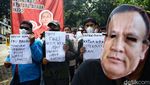 Aksi Mahasiswa Desak KPK Tangkap Buronan Harun Masiku