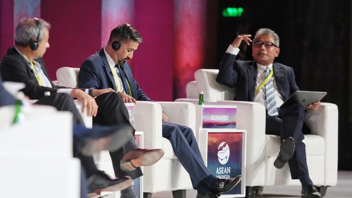 Dirut BRI Sunarso dalam ajang ASEAN-Indo Pacific Forum