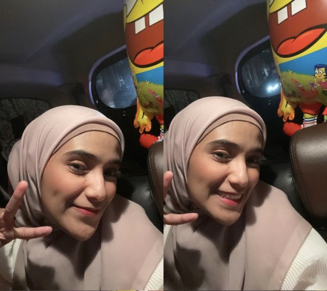 Nadya Mustika juga memukau dengan riasan natural. Hal tersebut membuat wajahnya terlihat segar. Foto: Instagram