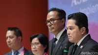 Erick tak ingin Indonesia hanya menjadi pasar. Dia berharap, dengan pasar yang besar Indonesia bisa bersaing secara global.