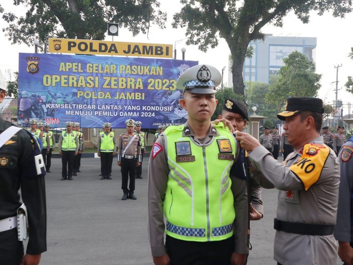 Polda Jambi akan gelar Operasi Zebra mulai 4-17 September 2023 (Dok Humas Polda Jambi)