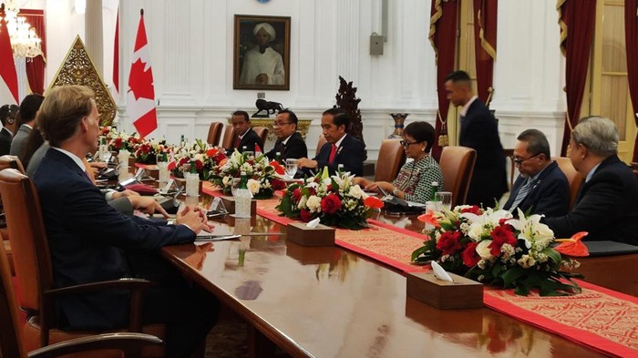 Jokowi bertemu dengan PM Kanada