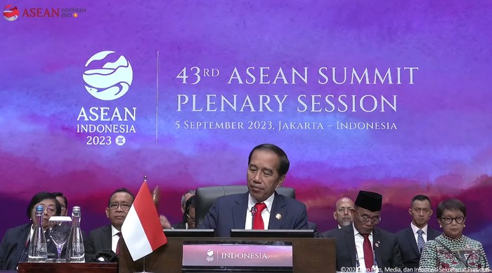Jokowi buka KTT ASEAN (YouTube Sekretariat Presiden)