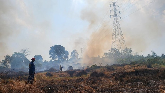 Kebakaran di Sukabumi.