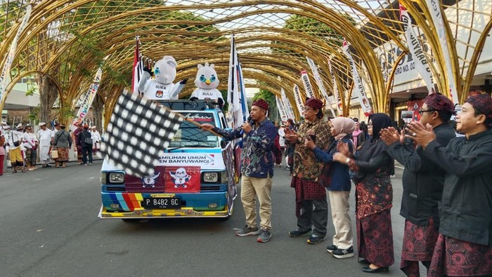 Kirab tiba di Banyuwangi