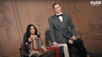 Lucinta dan Alan terlihat tampil dengan mengenakan busana yang lebih formal. (Foto: YouTube/riomotret)