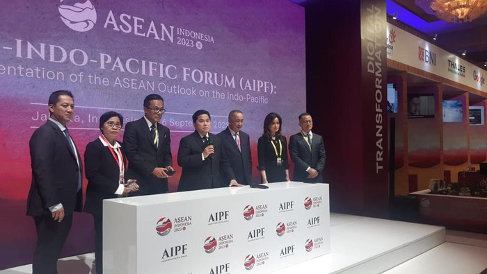 Menteri BUMN Erick Thohir di KTT ASEAN Jakarta