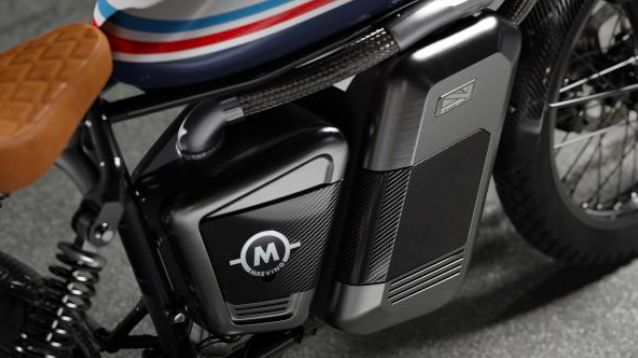 Motor listrik Maeving RM1S bergaya klasik asal Inggris.