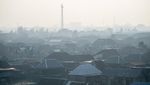 Ngeri! Kota Palembang Memutih Dikepung Kabut Asap