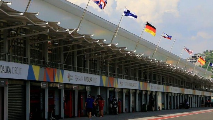 Paddock Sirkuit Mandalika.