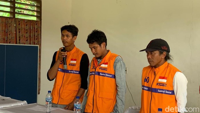 Pelaku pencurian sawit di Sumut (Mulia Budi/detikcom)