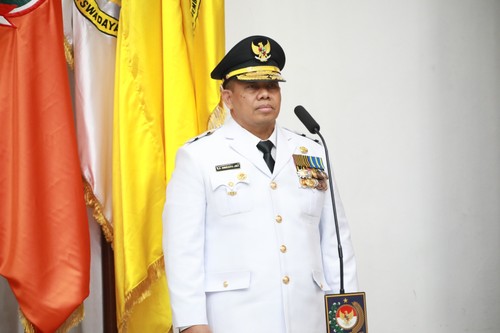 Pelantikan Pj Gubernur Bali Sang Made Mahendra Jaya di Kemendagri, Jakarta Pusat, Selasa (5/9/2023). (Humas Provinsi Bali)
