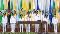 Foto: Pelantikan sejumlah Pj Gubernur tersebut sesuai dengan Keputusan Presiden (Keppres) Nomor 73/P Tahun 2023 tentang Pemberhentian Gubernur dan Wakil Gubernur masa jabatan Tahun 2018 sampai 2023. Kemudian juga, 74/P Tahun 2023 tentang Pelantikan Gubernur dan Wakil Gubernur masa jabatan Tahun 2018 sampai 2023. (Dok. istimewa/Humas Kemendagri)