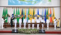 Foto: Mendagri Tito melantik sembilan Pj Gubernur itu digelar di kantor Kemendagri, Jakarta Pusat, Selasa (5/9). Pj gubernur yang dilantik bakal bertugas di Jawa Barat, Jawa Tengah, Sumatera Utara, Bali, Papua, NTT, Kalimantan Barat, Sulawesi Tenggara, dan Sulawesi Selatan. (Dok. Istimewa/Humas Kemendagri)