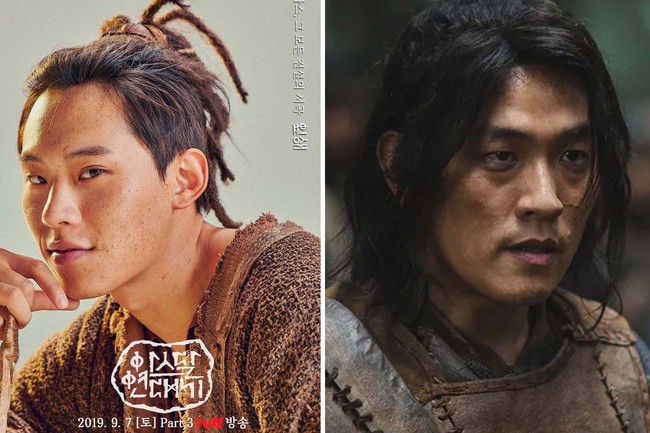 Kim Sung Cheol mencuri atensi sebagai pemimpin suku Ago, Ip Saeng, dalam season pertamanya. Kini Lee Jae Hoon yang melakoni perannya.    Foto: dok. tvN