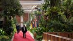 Penampakan Hutan Selamat Datang KTT ASEAN di JCC Senayan