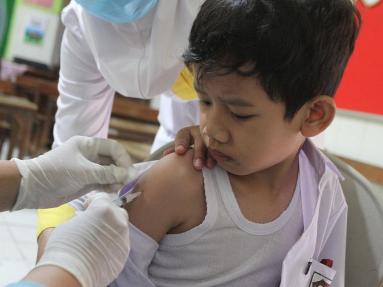 Penanggulangan KLB Difteri di Malang