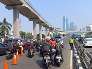 Pengalihan Arus saat KTT ASEAN, Gatsu Arah Slipi Ditutup Sementara
