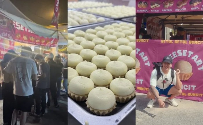 Penjual cheese tart