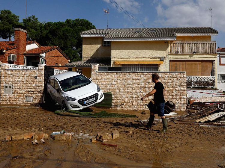 Potret Spanyol yang Porak Poranda Karena Kebanjiran